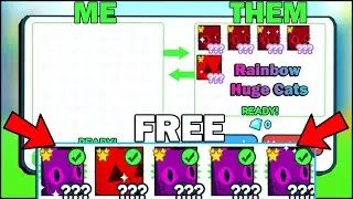 Fan gave me 5 Rainbow Huge Cats (Pet Sim X)