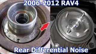 How to fix Rear Differential Coupling Growl Noise on 2006 2012 Toyota RAV4
