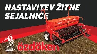 Nastavitve žitne sejalnice Ozdoken