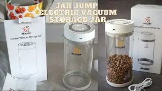 Jar Jump auto vacuum food storage container unboxing