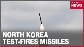 North Korea test-fires cruise missiles ahead of Trump&rsquo;s Seoul visit
