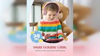 Review: DyBaxa Kids Headphones, Wired Foldable On-Ear Headphones for Kids, Volume Limiter 94dB...