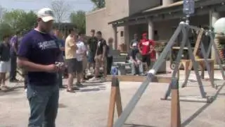 Engineering class simulates sewer geyser