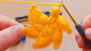👌very easy crochet motif👌&ccedil;ok kolay tığ işi motif 💯