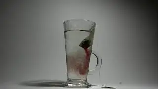 Teabag In Hot Water Slow motion
