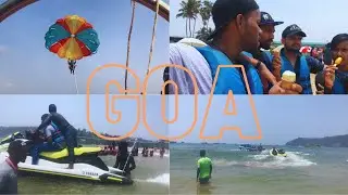 VLOG #45 II ENJOYED WATERSPORTS IN GOA II SCUBA DIVING II BANANA RIDE II PARASAILING II JET SKI