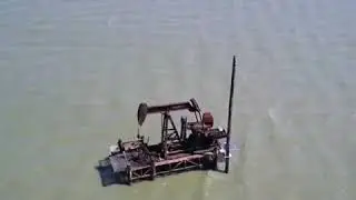 Pumpjack at sea