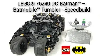 LEGO DC - Batman&trade; Batmobile Tumbler - 76240 Speedbuild