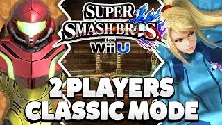 Super Smash Bros. Wii U - Zero Suit Samus & Samus Classic Mode [1080p HD]