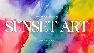 Captivating Sunset Drawing Tutorial | Smart SmitSwarup