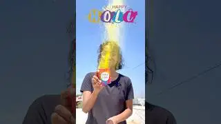 Happy Holi Craft idea ✨🌈 | DIY Holi colour popper | Art beats