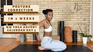 Quickly fix rounded shoulders with tested beginner friendly asanas that always work |NW YogaAC day 3