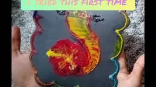 DIY making salt art for first time 🙏🌺#art #diy #craft