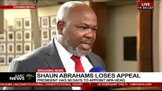 Mxolisi Nxasana reacting to ConCourt ruling on Shaun Abrahams