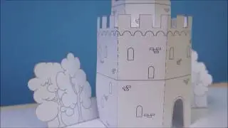 Pop up White Tower Thessaloniki - Λευκός Πύργος Θεσσαλονίκης -Simple Crafts