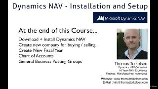 Dynamics NAV - Setup new company from Scratch. - learn Money Management Tools