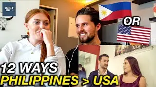 12 Ways Philippines Is BETTER Than America! Is it TRUE?! (REACTION)