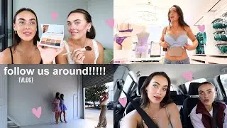 WE'RE BACK TOGETHER 💗 ( grwu, podcast shoot, shopping)
