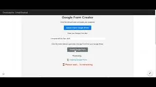 Create Google form MCQs Test / Quiz by google sheet