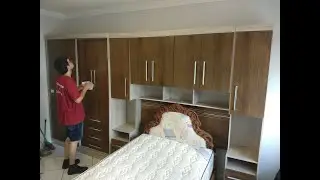 Dormit&oacute;rio Modulado Georgia Ja Avel&atilde; / Jequitib&aacute; P/ 1,38m  #montagem#dormit&oacute;rio #passofundo