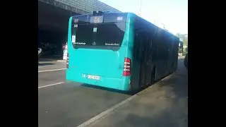 Busmitfahrt Linie 64 von Ginnheim bis Baseler Platz