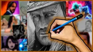 Drawing Arthur Morgan | Red Dead Redemption 2 | Jacer Art&acute;s