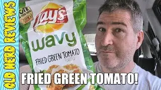Lay's Fried Green Tomato Chips REVIEW | Do Us A Flavor Finalist 2017 🍅