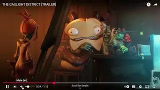 1 Reaction  Video  on  Glitch  Products  Trailer of The Gaslight District