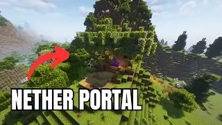 How to make a Nether Portal Tree | Minecraft Simple Buildings #8