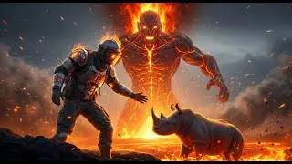 Brave Rescuers Save Rhinos from Volcanic Eruption and Lava Titan Awakening! 🦏🔥