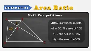 GEOMETRI: Area Ratio (Junior & Senior High School Math Competitions)