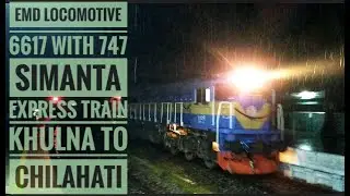Night King 747 Simanta Express train Arrival & Depart Right time in Poradah Railway Station