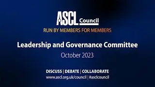 ASCL Council | Leadership and Governance