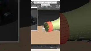 Create 3D Weapon Game Assets in 3dsmax | How to Model it. #3d #gameassets