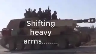 Idlib:Turkey backed militants shifting heavy arms #Syria