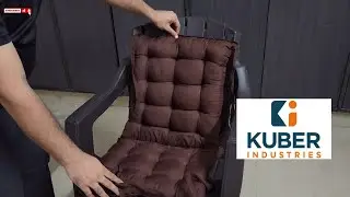 Kuber Industries Chair Cushion Pad with Ties - Review 
