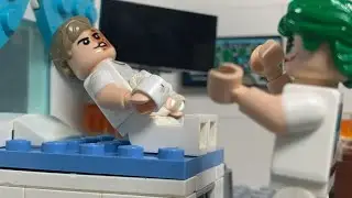 Joker visits Harvey dent in Hospital scene in LEGO |The dark knight