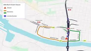 A804 North St Closure (Kingston Bridge Complex Works 2025)
