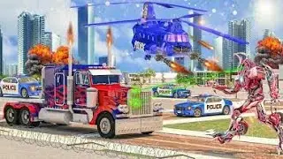 US Super Cargo Robot Hero Transform | Robot Fighting | Chari Games