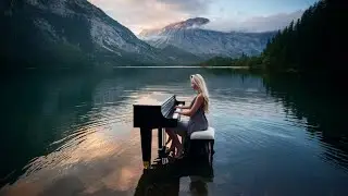 Focus & Work Piano BGM | Clear Piano Melodies by the Water for Calm Concentration
