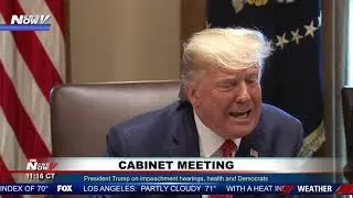 CORRUPT MEDIA: President Trump Cabinet Meeting