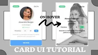 HTML & CSS Tutorial | Card UI Tutorial - Web Design Tutorial