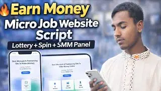 Earn Money Website Script 🔥 Micro Job PHP Script With Lottery, Spin & SMM Panel