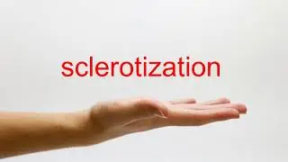 How to Pronounce sclerotization - American English