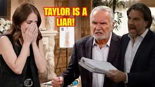 &ldquo;SHE LIED TO EVERYONE! Taylor&rsquo;s Secret EUROPEAN MARRIAGE EXPOSED &mdash; RIDGE&rsquo;S WORLD SHATTERS! | B&B&rdquo;