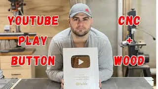 How To Make DIY Wooden YouTube Silver Play Button w/ CNC