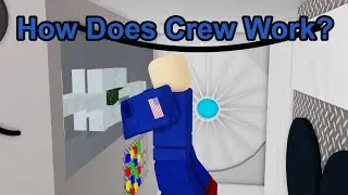 How does Crew work in Space Station Infinity?