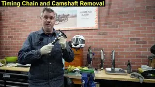 1986 BMW R80RT Monolever: Timing Chain and Camshaft Removal (More Damage!!!)