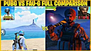 PUBG VS FAUG COMPARISON | PUBG VS FAUG GRAPHICS COMPARISON | FAUG VS PUBG MOBILE WHICH IS BEST