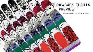 Throw Back Thrills: Spooky Chic Color Street Dry Nail Polish Collection for Halloween!